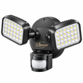 Dltaruew™ GuardBeam Outdoor — Dual-Head Motion Sensor LED Security Light with Dusk-to-Dawn Detection