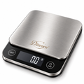 Dltaruew™ MeasureSlate — Digital Kitchen Food Scale with Tare Function & Stainless-Steel Platform