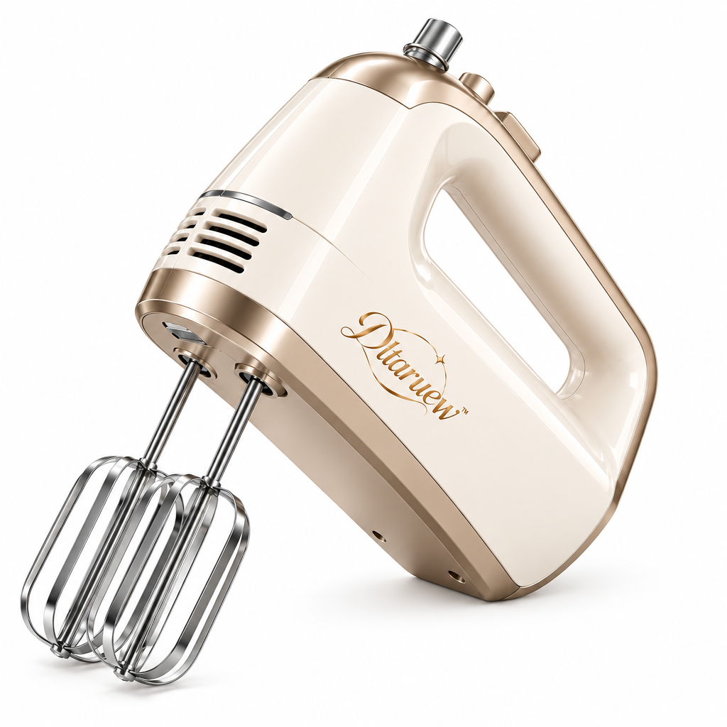 Dltaruew™ WhiskFlow 7 — 7-Speed Electric Hand Mixer with Turbo Boost & Stainless-Steel Attachments