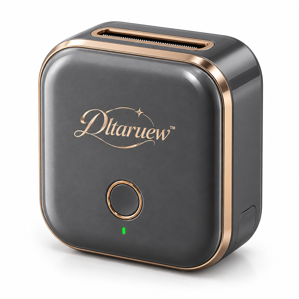Dltaruew™ LabelMuse Mini — Bluetooth Thermal Label Maker, Inkless Portable Organizer Printer for Home & Office